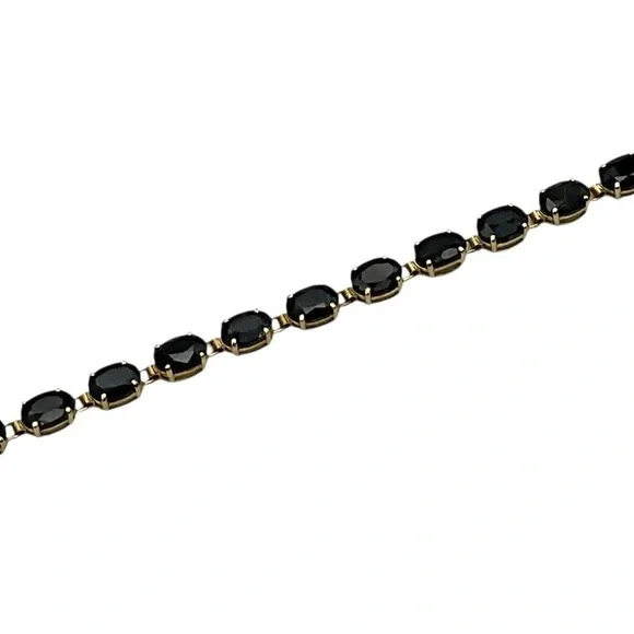 Ross-Simons Gold Bracelet with Black Accents